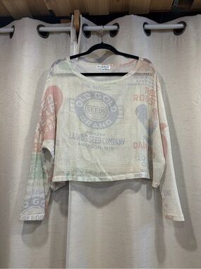 Blakely Lightweight Graphic “Feed Bag” Top